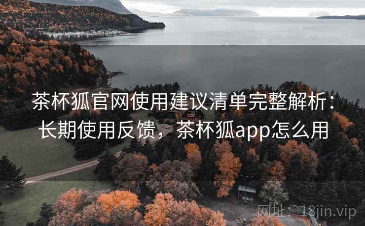 茶杯狐官网使用建议清单完整解析：长期使用反馈，茶杯狐app怎么用