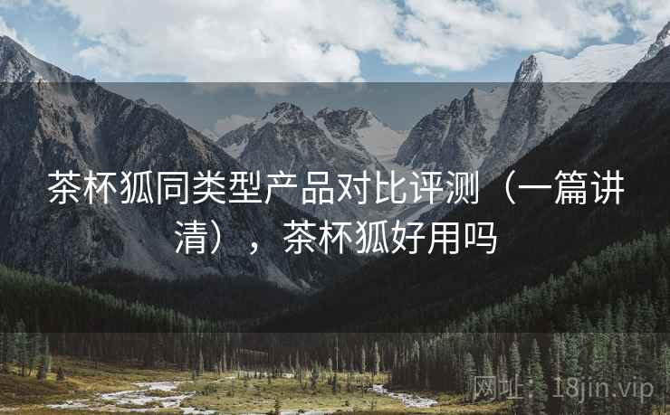 茶杯狐同类型产品对比评测(一篇讲清),茶杯狐好用吗 茶杯狐同类型产品对比评测(一篇讲清),茶杯狐好用吗